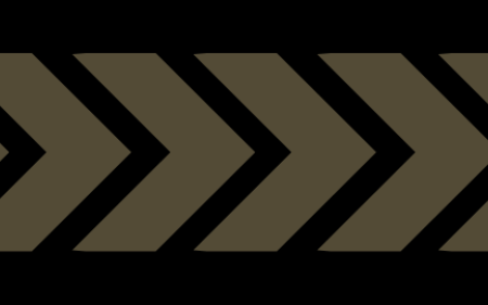 Arrows moving from left to right that also look like tire treads