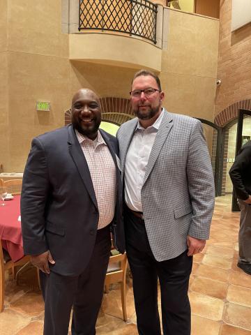Demond Grove and Derek Leathers